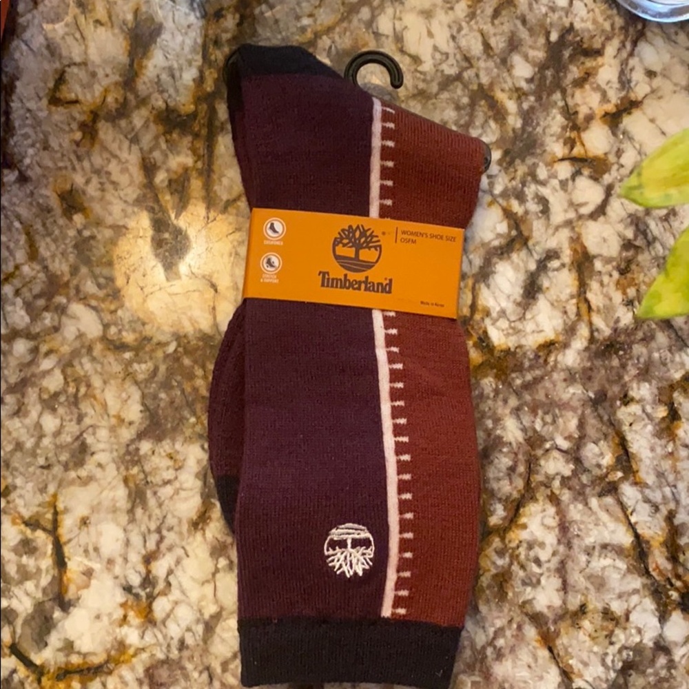 Timberland Women’s Socks Brown Cooper Cushioned